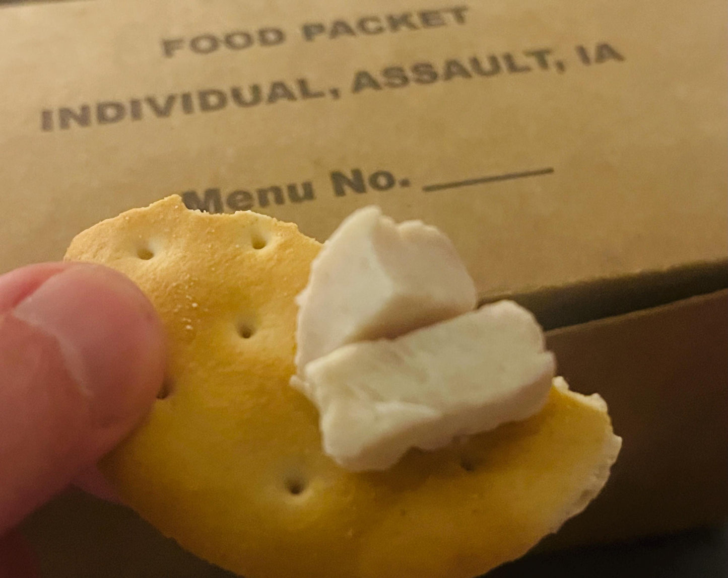 Fully Edible Korean War Food Packet, Individual, Assault