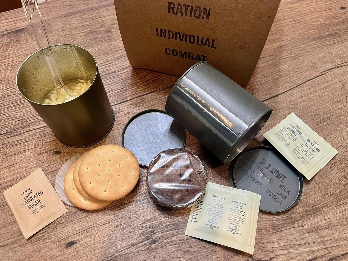 Korean War US Army - Ration, Individual, Combat - Complete and Ready to Eat