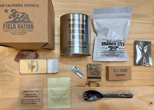 Post-Apocalyptic Game-Inspired N.C.R. Field Rations