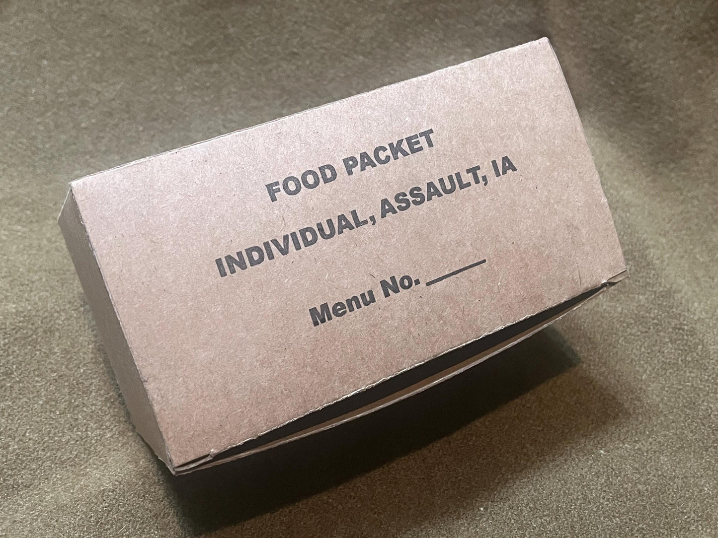 Fully Edible Korean War Food Packet, Individual, Assault