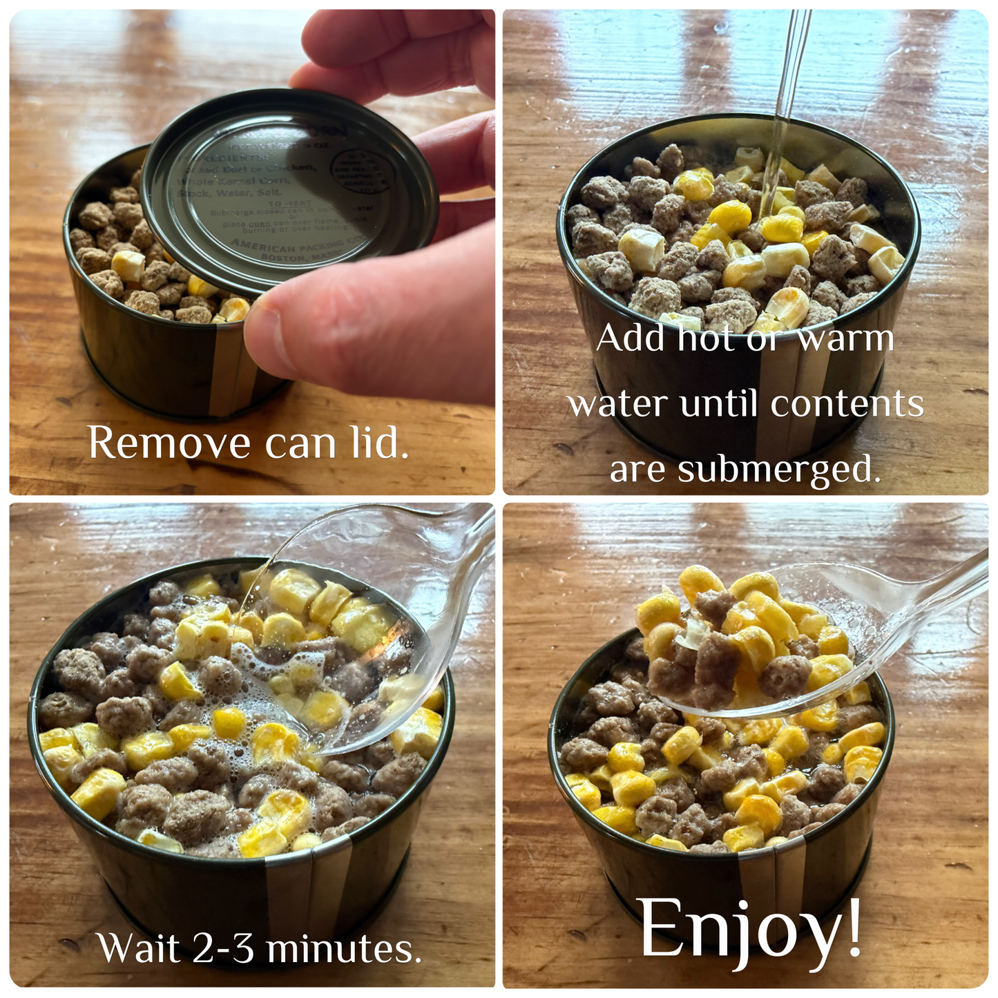 WWII US Army Late War C Ration (Late 1944-1945)