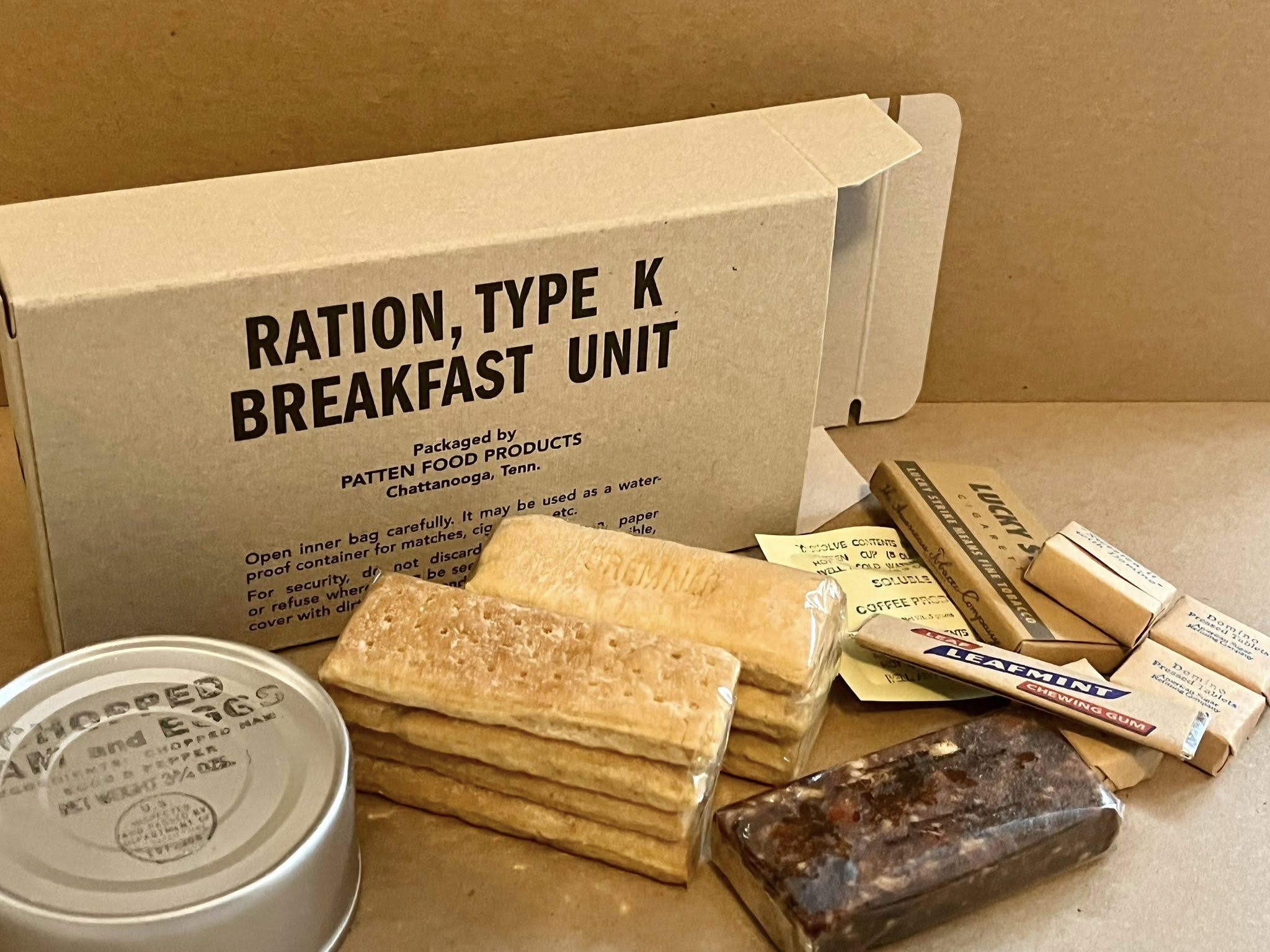 WWII US Army - K Ration - Mid War Type - Complete and Ready to Eat ...