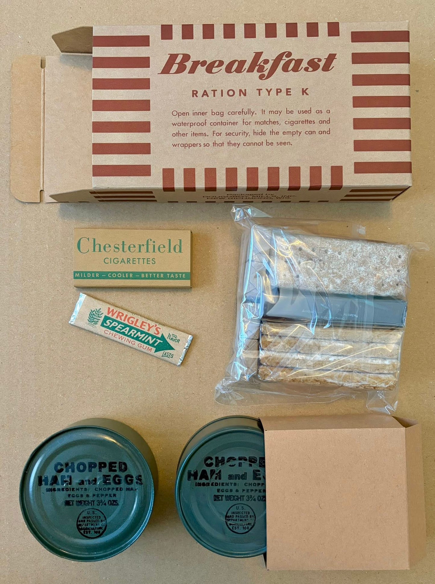 WWII U.S. Army Late War (Morale) K Ration