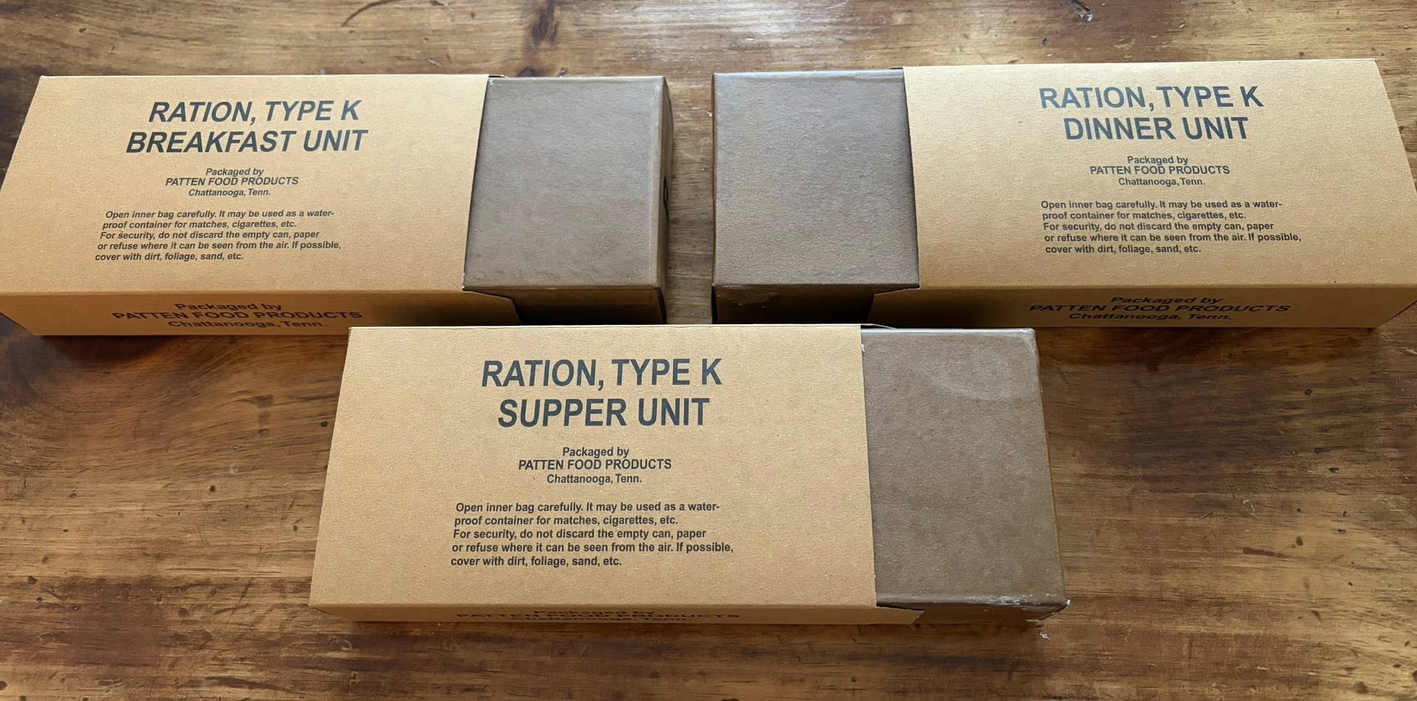 WWII US Army K Ration Mid War Type (Mid 1943-1945) – Hero Rations