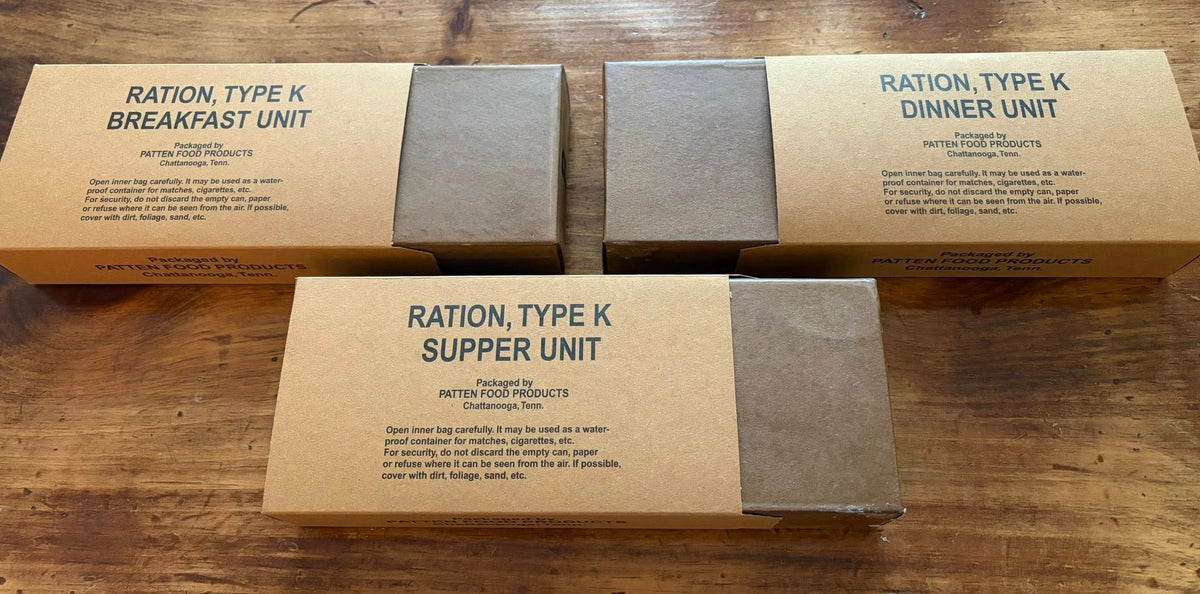 WWII US Army K Ration Mid War Type (Mid 1943-1945) – Hero Rations