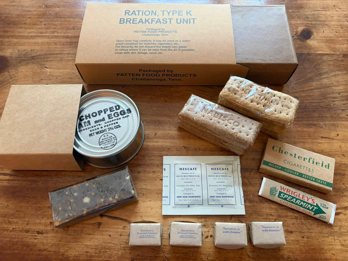 K Ration Dinner WWII US Army K Ration Mid War Type (Mid 1943-1945) – Hero Rations
