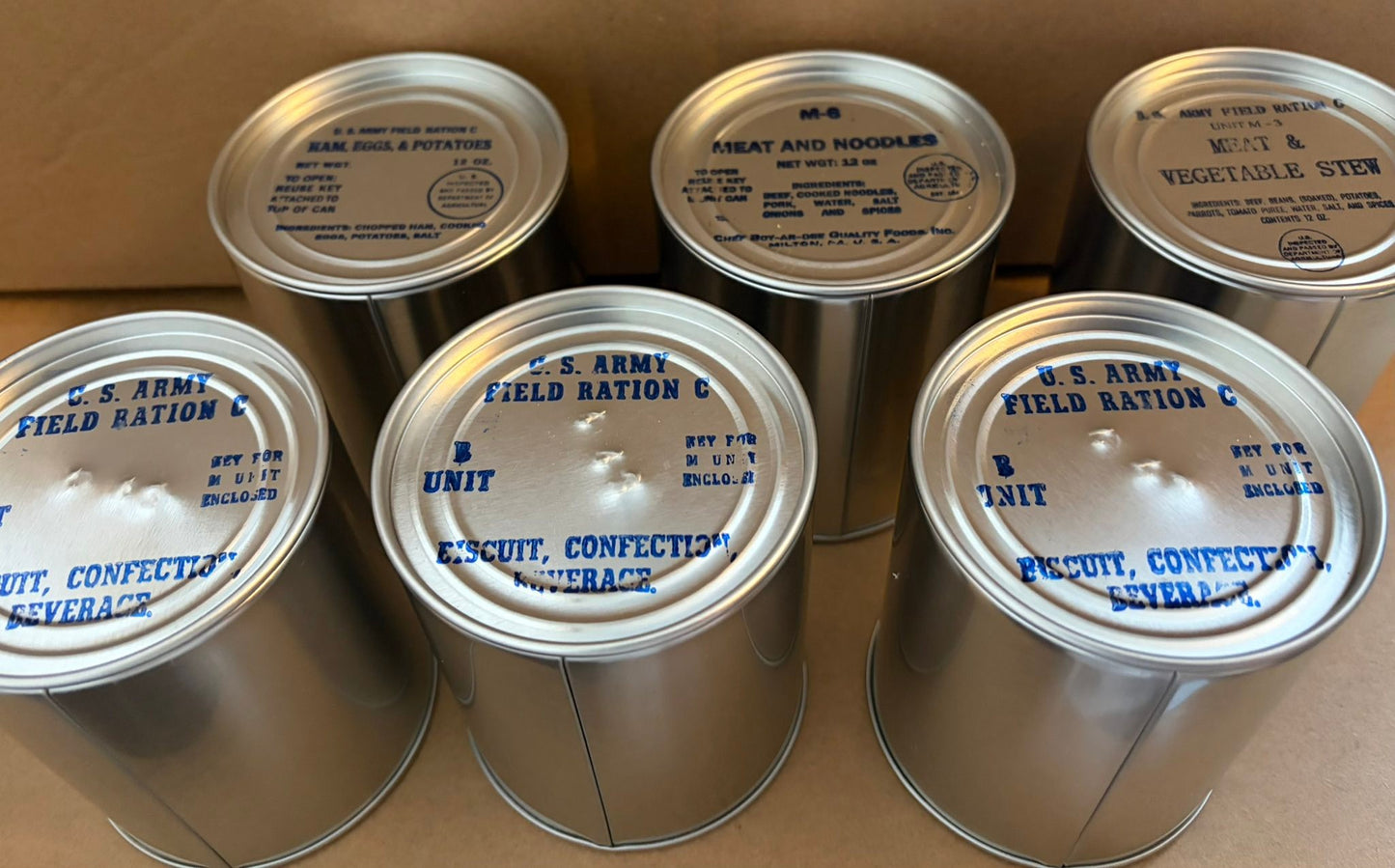 WWII U.S. Army Mid War C Ration (1943-1945)