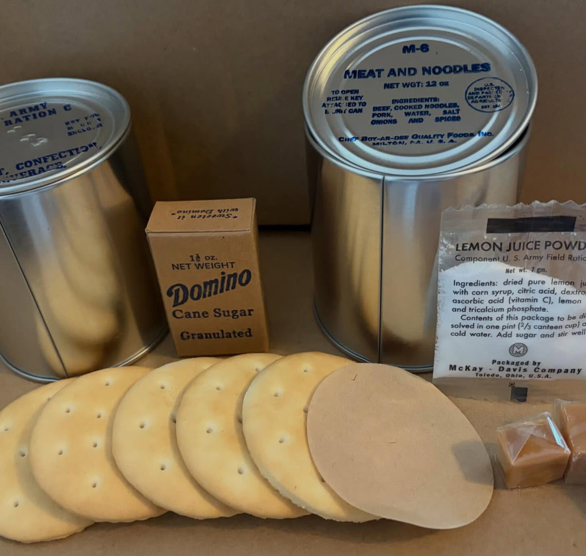 Cheese Rations WWII U.S. Army Mid War C Ration (1943-1945) – Hero Rations
