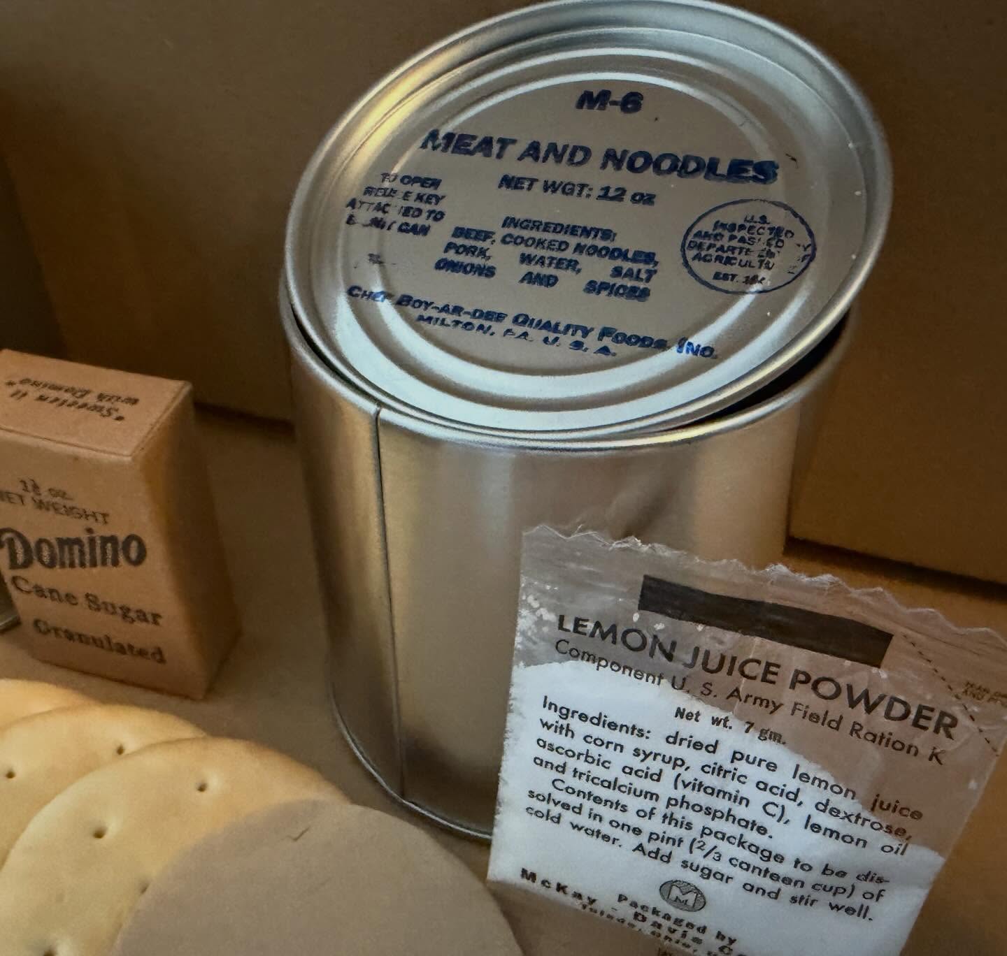 WWII U.S. Army Mid War C Ration (1943-1945)