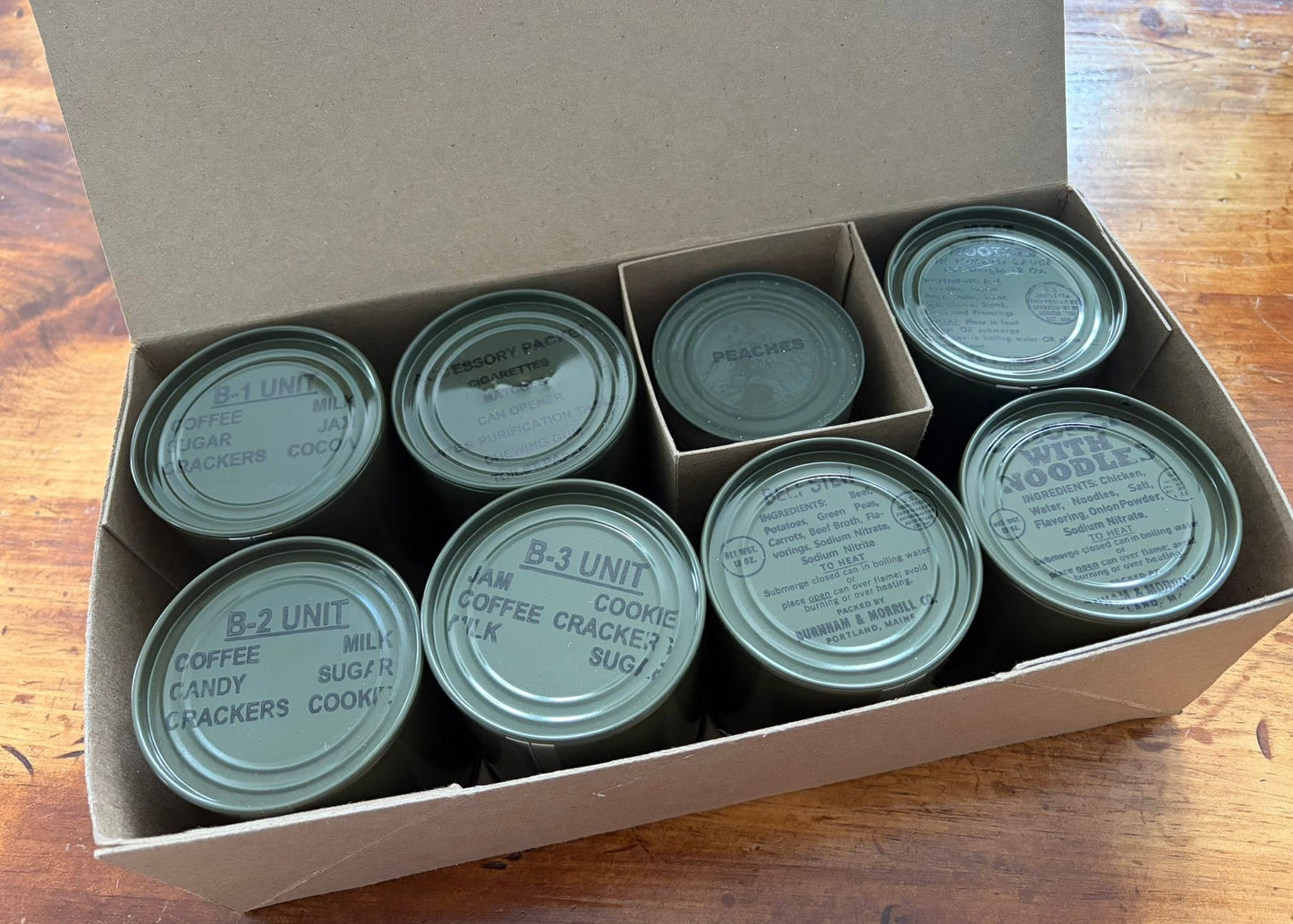 Korean War US Army - Ration, Individual, Combat (RIC) (1951-1953)