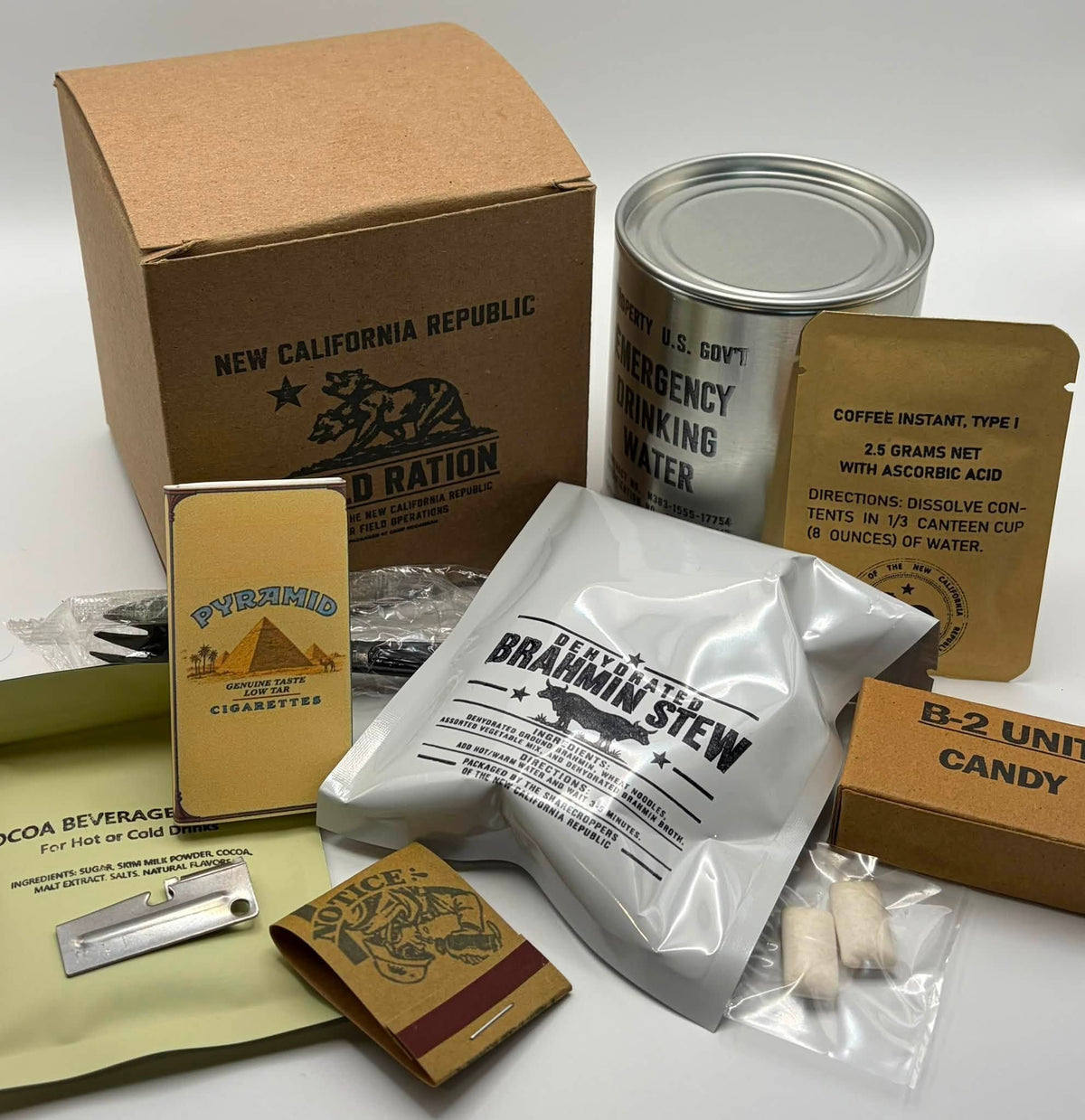 Post-Apocalyptic Game-Inspired N.C.R. Field Rations