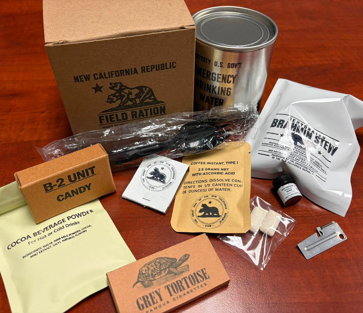 Post-Apocalyptic Game-Inspired N.C.R. Field Rations