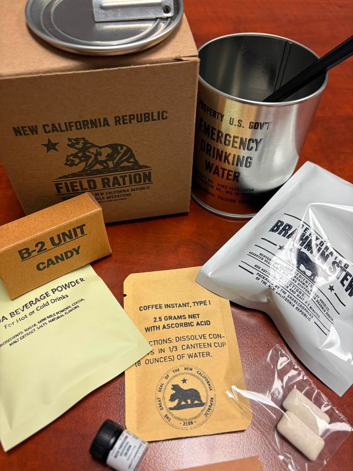 Post-Apocalyptic Game-Inspired N.C.R. Field Rations