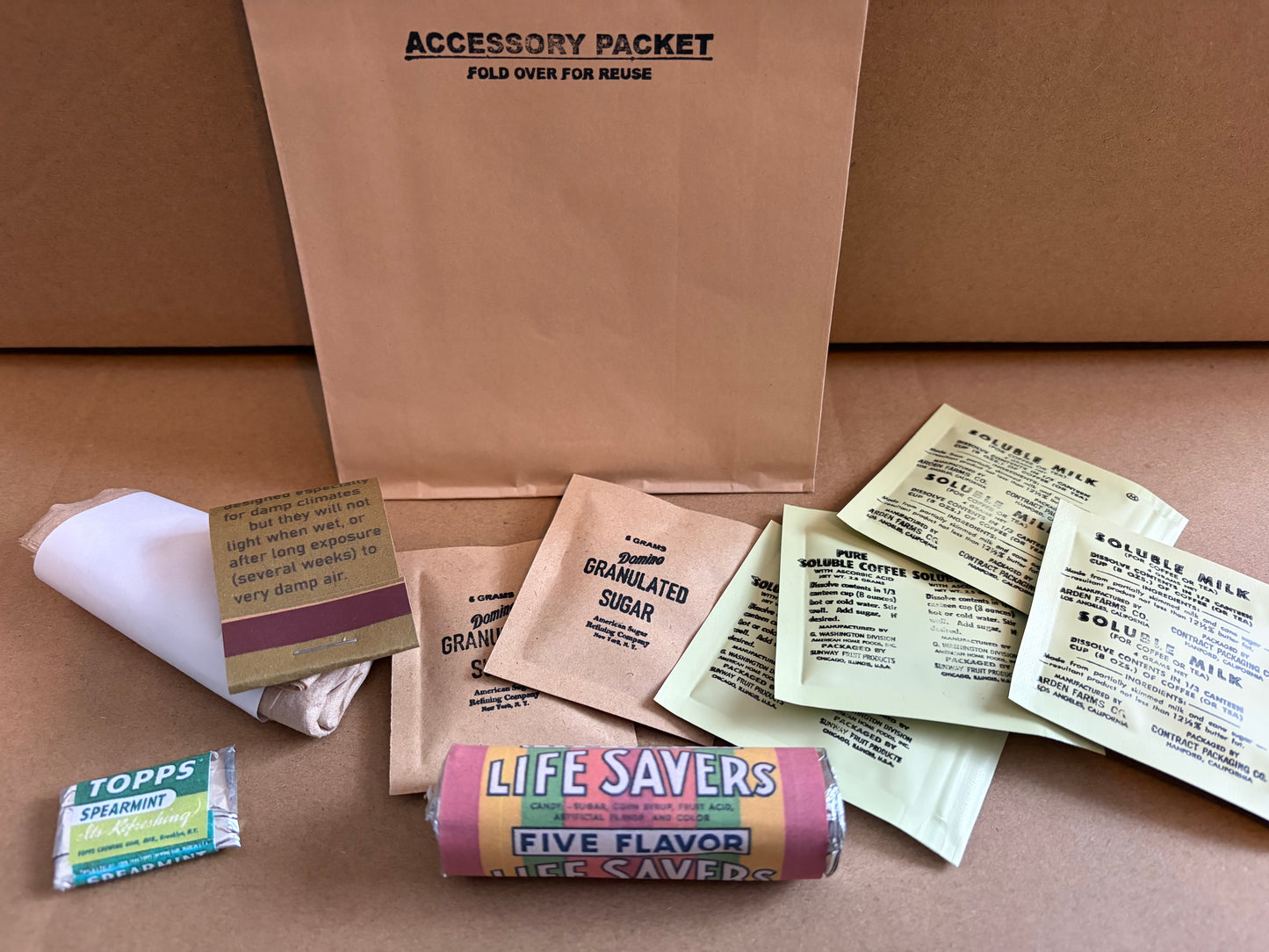 Korean War US Army - Food Packet, Individual, Assault (FPIA) (1950-1953)
