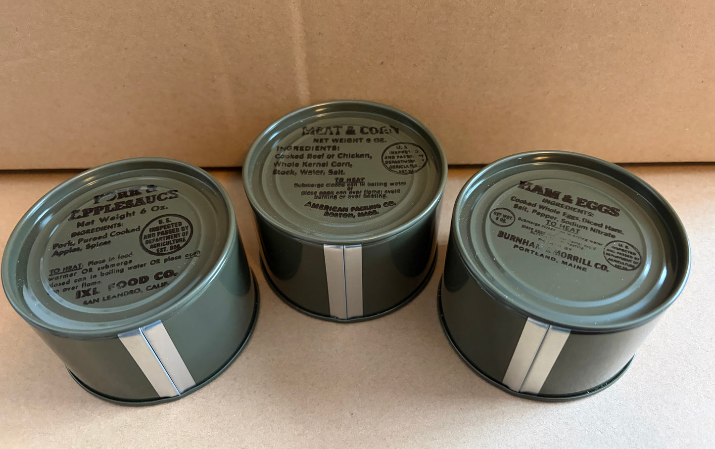 Korean War US Army - Food Packet, Individual, Assault (FPIA) (1950-1953)