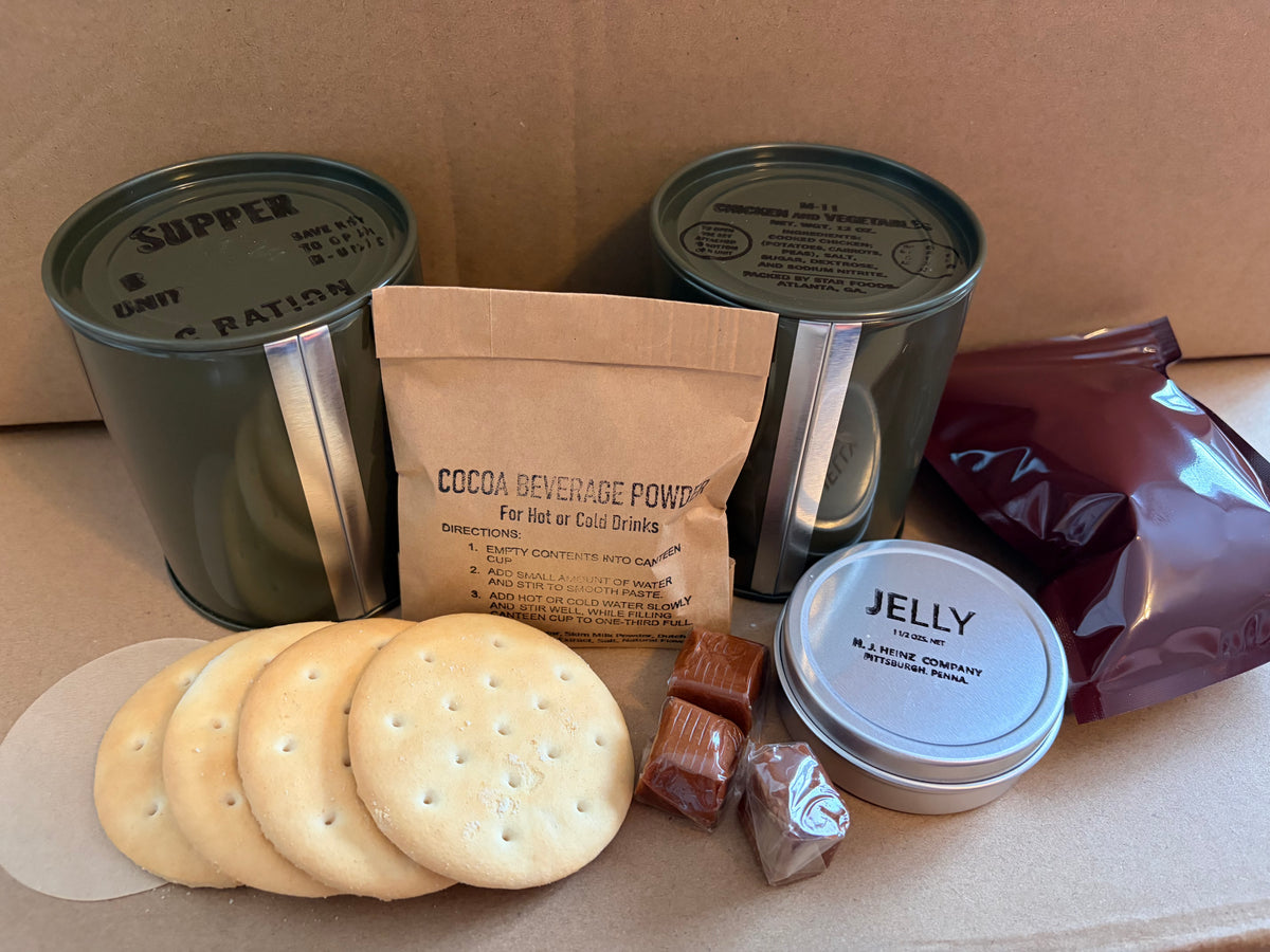 American Rations WWII US Army Late War C Ration (Late 1944-1945) – Hero Rations