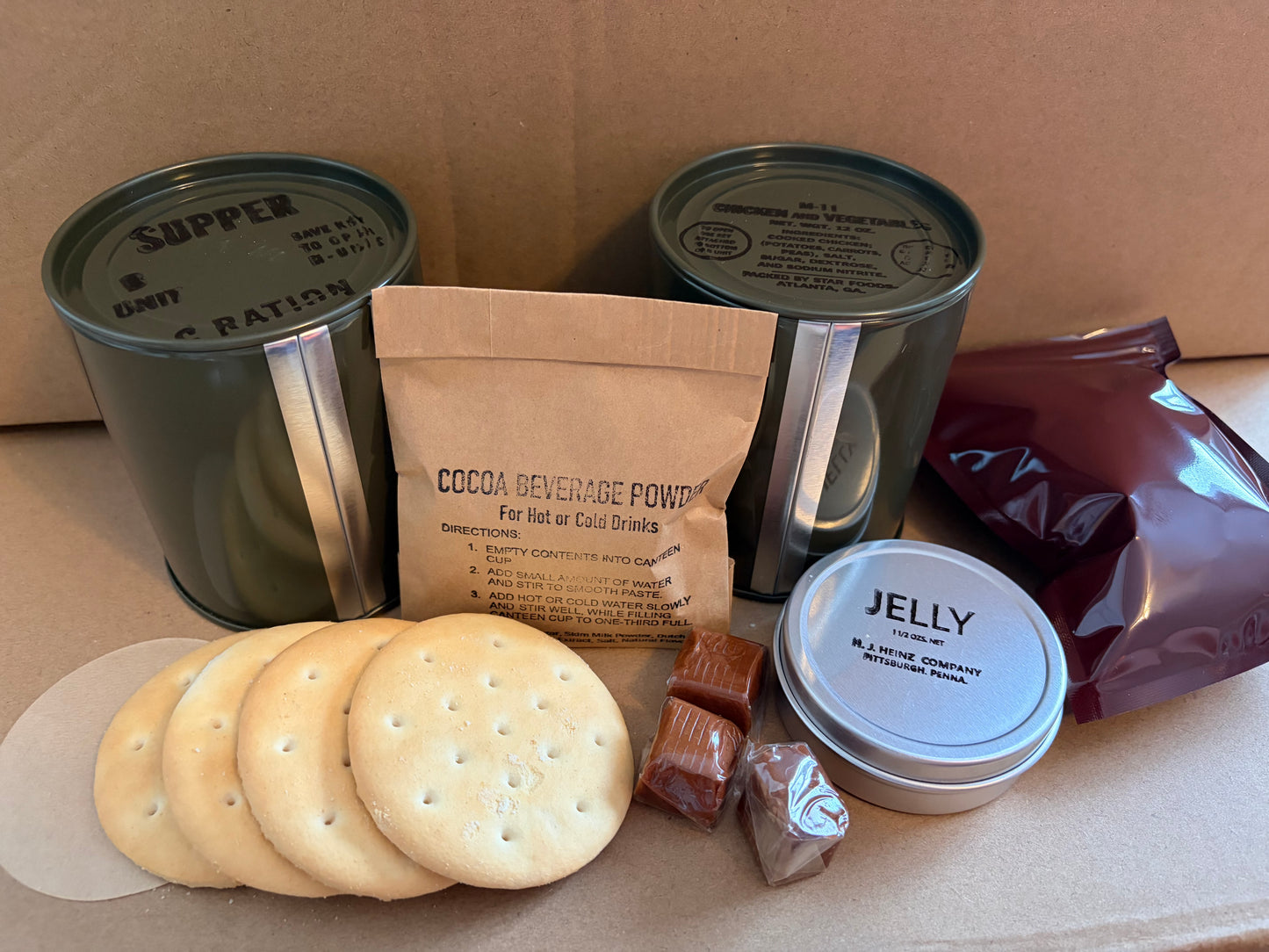 WWII US Army Late War C Ration (Late 1944-1945)