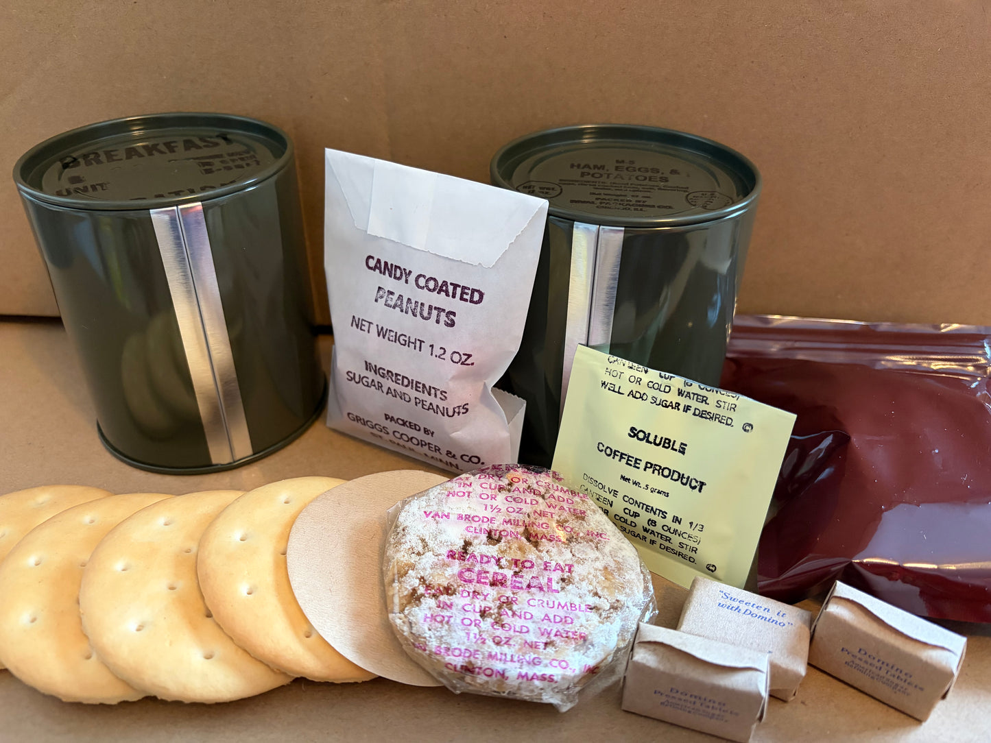 WWII US Army Late War C Ration (Late 1944-1945)