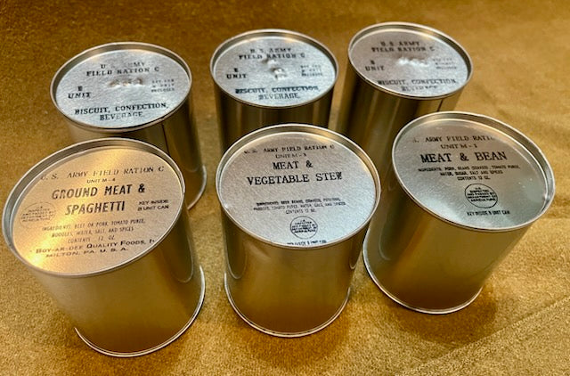 WWII US Army Early War C Ration Reusable B Units and M Units – Hero Rations
