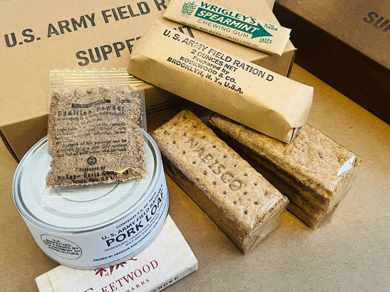 WWII US Army Early War K Ration and Edible Contents – Hero Rations