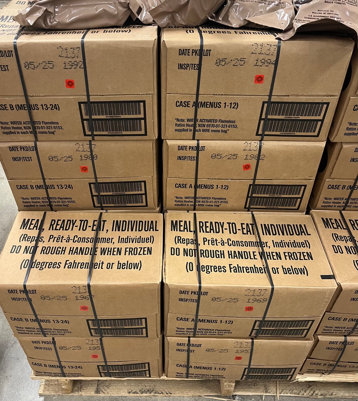 2025 Inspected Real U.S. Army MRE Meal, Ready To Eat