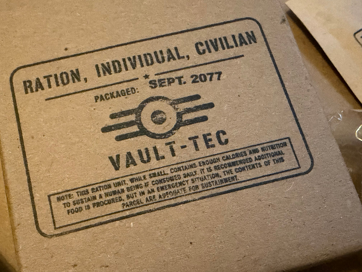 Fallout-Inspired Reproduction Ration – Fully Edible and Reusable