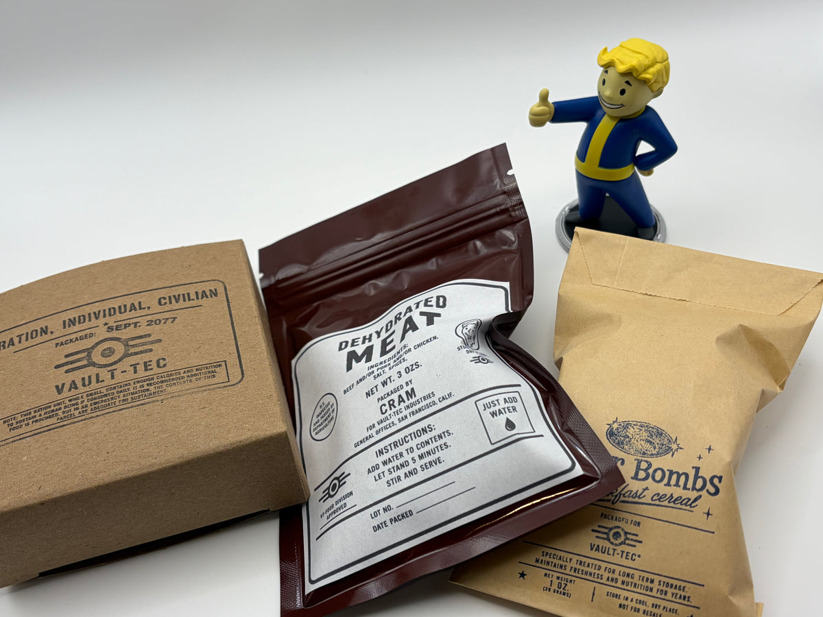 Fallout-Inspired Reproduction Ration – Fully Edible and Reusable