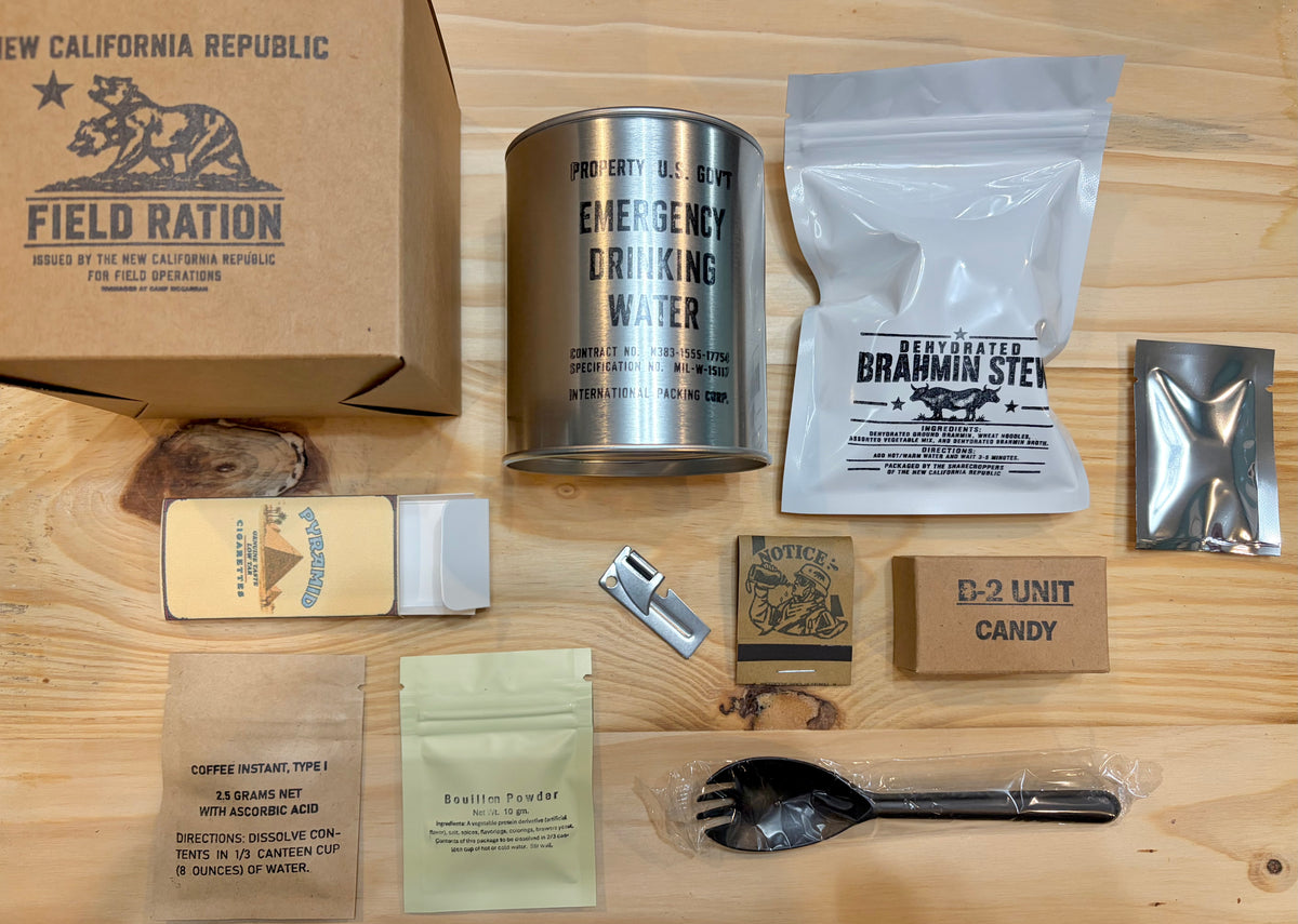 Post-Apocalyptic Game-Inspired N.C.R. Field Rations