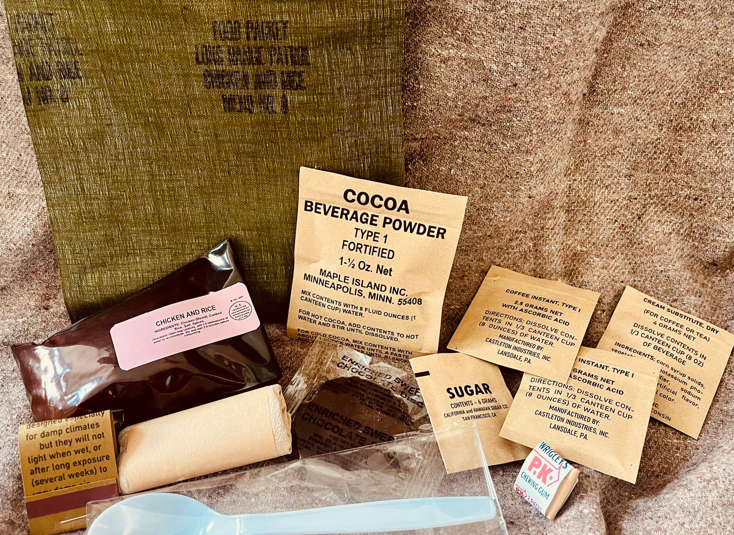 Vietnam War U.S. Army LRP Long Range Patrol Ration