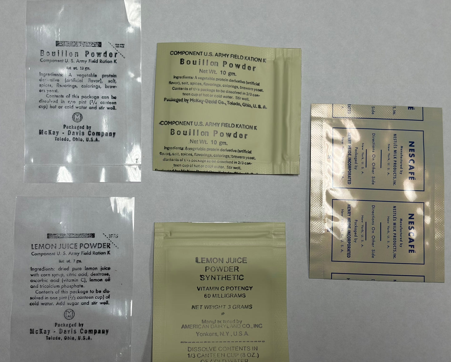 WWII U.S. Army PACKAGING ONLY