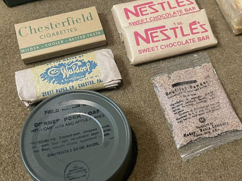 WWII US Army Late War Morale K Ration and Edible Contents – Hero Rations