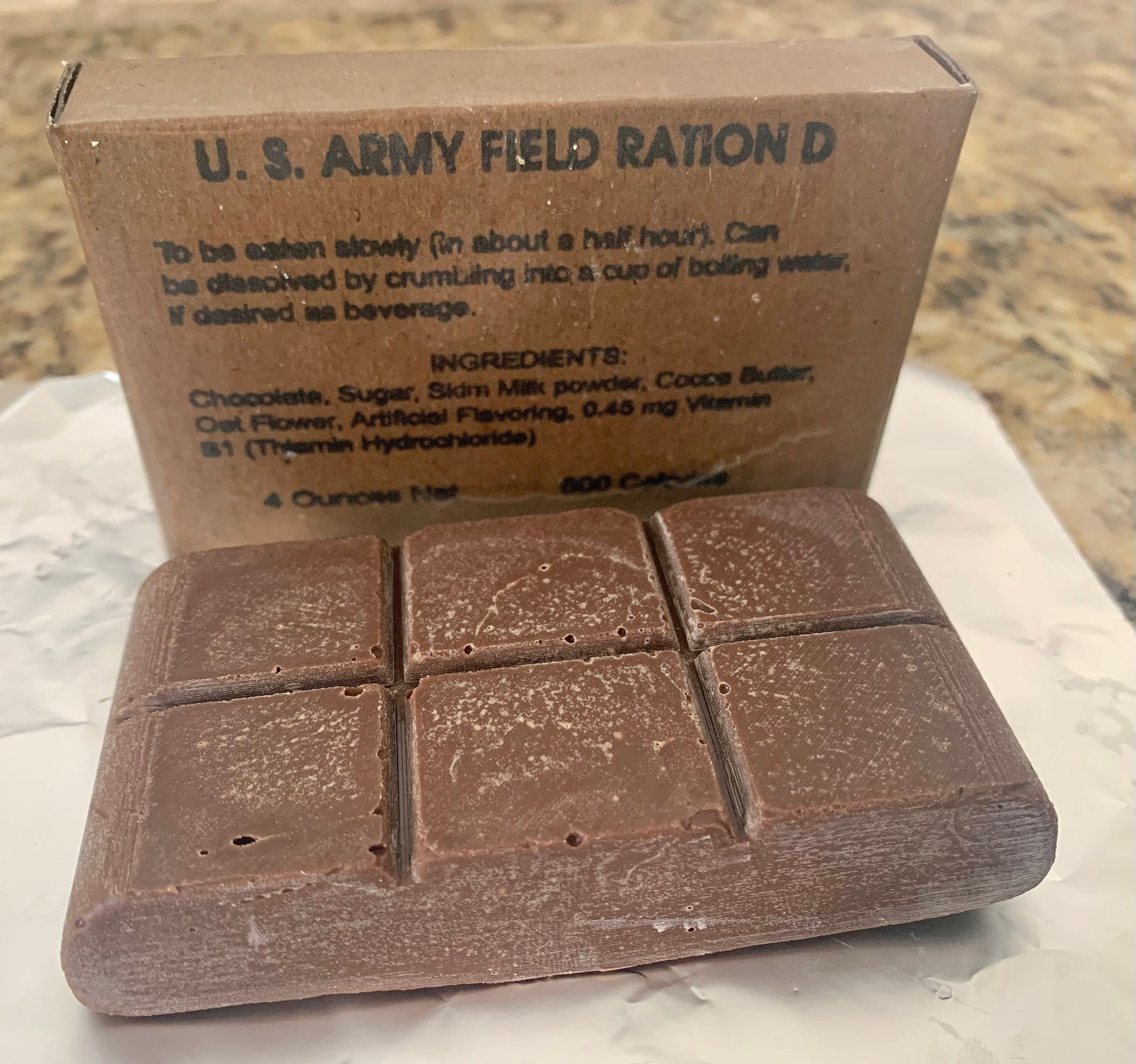 WWII US Army - D Ration - Complete and Ready to Eat – Hero Rations