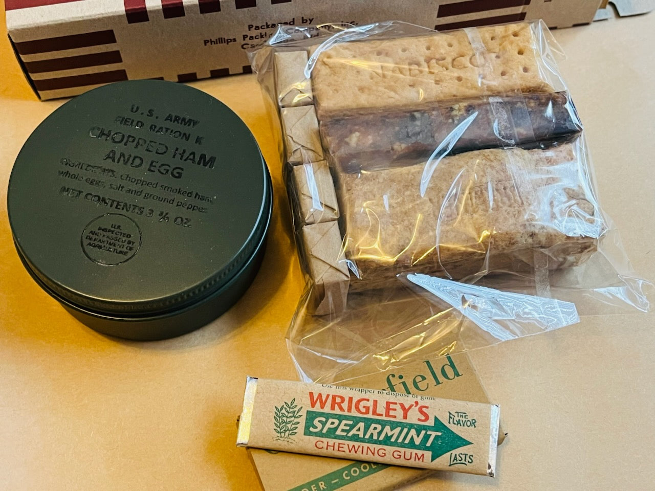 Individual and Replacement Items for WWII K Rations